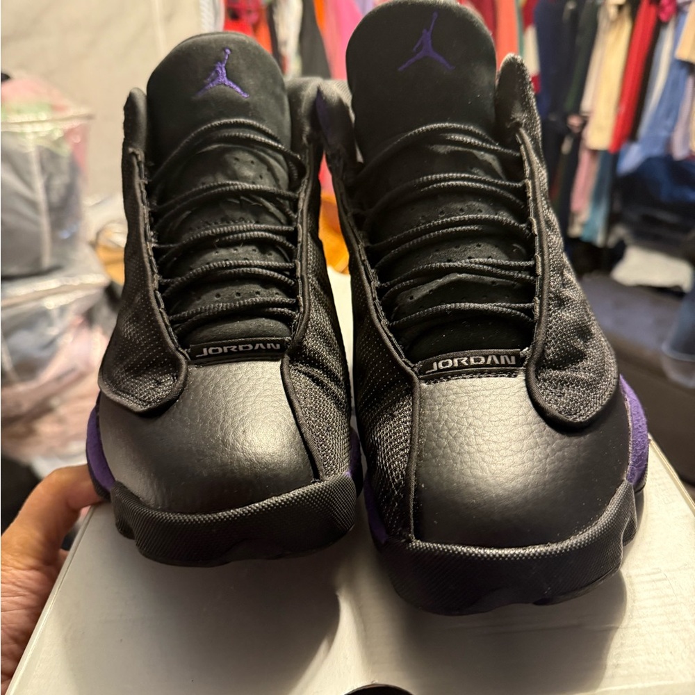 Jordan Retro 13 in Black and Purple